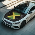 thumbnail image 3 of Uorisanigo Car Hood Cover Elastic Jamaican Flag Hood Covers for Cars Automotive Accessories Universal Car Bonnet Banner Fit for Most Automotive Sedans Trucks Pickup Sports Cars, 3 of 7