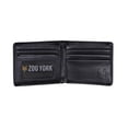 thumbnail image 3 of Zoo York Men's Faux Leather Bifold Wallet Black, One Size, 3 of 4