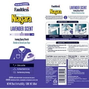 Faultless Niagara Lavender Scent Ironing Spray Starch 3 Pack