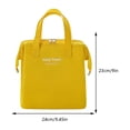 thumbnail image 3 of Bolsa Bolso de almuerzo con aislamiento Oxford, Bolso refrigerador a prueba de fugas, gran capacidad para hombres y mujeres, 3 of 8