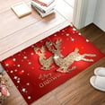 thumbnail image 4 of 60cmx40cm，Christmas Floor Mat,Christmas Decoration Rug,Bath Mat Santa Claus Rug,Christmas Pattern Non-Slip Door Mat,Christmas Print Non-Slip Floor Covering,, 4 of 5