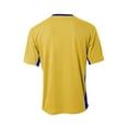 thumbnail image 2 of A4 N3018 Mens Liga Soccer Jersey - Gold/Royal - S, 2 of 2
