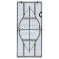 thumbnail image 6 of Emma + Oliver 5-Foot Height Adjustable Bi-Fold Granite White Plastic Folding Table with Handle, 6 of 6