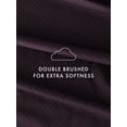 thumbnail image 5 of Queen, 4 Piece Embossed Hotel Style Bed Sheets in Purple by Comfort Canopy, 5 of 12