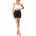 thumbnail image 2 of INSPIRE CHIC Women's Tummy Slimmer Ribbed High Waist Control Panties Butt Lifter Sport Shaper Shorts L White, 2 of 6
