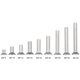 thumbnail image 4 of 5 Uds 304 Cabeza Avellanada Tapa de Cabeza Hueca Din7991 Tornillo de Cabeza Hueca Tornillo Irfora M5x40, 4 of 7