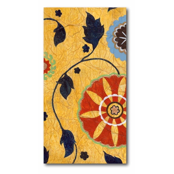Golden Spiral Gallery-Wrapped Canvas Wall Art, 12x24