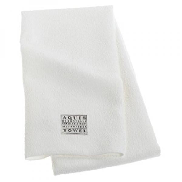 Easy To Use & Super Absorbent Microfiber Hair Towel 19 x 42-Inches White
