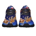 thumbnail image 5 of Texas ChriStas Santa Is Coming To Texas Shoes Sneakers Black Size 13, 5 of 7