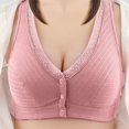 thumbnail image 2 of Bras for Lumpectomy Patients No Underwire Push Up Bra Plus Size Bra Front Open Buckle No Underwire Lace Vest Bra Thread Sports Underwear Women, 2 of 4