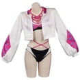 thumbnail image 4 of Traje de baño de fantasía de Gwen Stacy de Across The Verse, disfraz de bikini para mujer adulta, disfraz de araña femenina para Halloween, 4 of 5