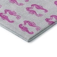 thumbnail image 3 of Addison Rugs Premium Washable Super Soft Coastal Seahorse Mayfield Rug Pink - 1' 8" x 2' 6" - Rectangle, 3 of 5