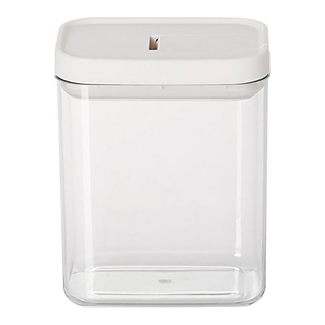 Wzzjkit Contenants de Céréales pour Rangement, Pot Scellé en Plastique pour Cuisine et Maison, Collations, Grains et Grains, Réservoir de Rangement Transparent, Contenant de Rangement pour Riz