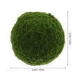 thumbnail image 2 of Raindrops Realistic Faux Moss Ball for Home Decor DIY Holiday Display Artificial Green Moss Plant for Party Wedding Vase Filler Foam Grass Ball for Decoration, 2 of 8
