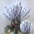thumbnail image 1 of 30 Inch Branch Twig Christmas Decor Lights 20 LED Branches Lights Flexible Simulation Tree Branches Decorative Light Lighted Tree Branches For Vase Decorations Indoor Valentine decorations outdoor, 1 of 6