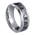 thumbnail image 4 of Fiudx Anillo de Titanio, Banda de Acero Resistente, Ajuste Cómodo y Suave, Lun Runwen, Anillos Ajustables de Talla 6 a 13, Regalo para Parejas para Uso Diario, Diseño Unisex, Regalo de Aniversario, G, 4 of 7