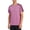 Pink, variant on Mens Workout Shirts Plus Size Color Block Crewneck Short Sleeve Tees Quick Dry Running Gym Fitness Athletic T Shirts Size M-8XL