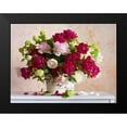 thumbnail image 2 of Volkova, Ira 18x15 Black Modern Framed Museum Art Print Titled - Still Life with Peonies, 2 of 5