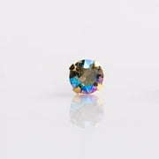STUDEX Sensitive Diamond Crystal Shimmer Stud Earrings 3mm | Gold Plated Post-PR-1504-S | Hypoallergenic and Nickel Safe for Sensitive Ears