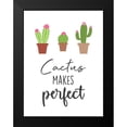 thumbnail image 2 of Prime, Marcus 12x14 Black Modern Framed Museum Art Print Titled - Cactus Makes Perfect, 2 of 5