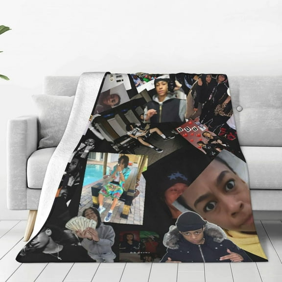 Dd Hip Hop Osama Flannel Blanket Air Conditioning Blanket Nap Blanket Sofa Throw Blanket Throw Blankets 80"X60"