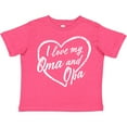 thumbnail image 3 of Inktastic I Love My Oma and Opa in White Chalk Heart Boys or Girls Toddler T-Shirt, 3 of 5