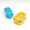 Yellow&Blue, variant on Diceymbol Multi-Color Glitter Axolotl Squeeze, Maltose Soft Texture Slow Rebound, Realistic Axolotl Decompression for Office, Home & Daily Relaxation, Portable Handheld Relaxation Item