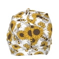 thumbnail image 4 of Salouo Sunflowers and Bees Print Unisex Beanie Hat,Knitted Baggy Skull Cap Winter Warm Hats Beanie Sleep Hats Cancer Headwear Caps for Women & Men 1 Pieces, 4 of 7