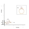 thumbnail image 4 of Angara Japanese Akoya Cultured Pearl Bypass Ring in 14K Rose Gold for Women | June Birthstone Jewelry for Her, 4 of 8