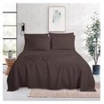 thumbnail image 2 of Luxury 4-Piece Sheet Set, Ultra Soft 1800 Premium Hotel Quality Microfiber Sheet Set, Fits Mattresses Up to 18 to 24 Inches Extra Deep Pocket - Breathable and Secure Fit, Twin XL, Brown, 2 of 9