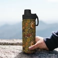 thumbnail image 7 of Goofa Autumn Leaves Owl Squirrel Print 18oz Sports Insulated Kettle With Straw Water Bottle Sports Water Bottle For Running Hiking Cycling Climbing Mans Womans, 7 of 7
