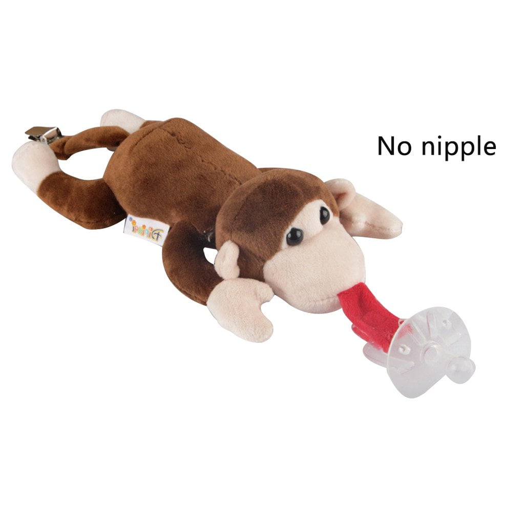 soother with stuffed animal