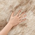 thumbnail image 7 of Lochas Soft Area Rugs Tie-dyed Print Shaggy Fluffy Carpets for Living Room Bedroom Nursery Kids Play Mat 4'x6', Camel, 7 of 7