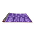 thumbnail image 2 of Ahgly Company Indoor Round Oriental Purple Industrial Area Rugs, 8' Round, 2 of 4