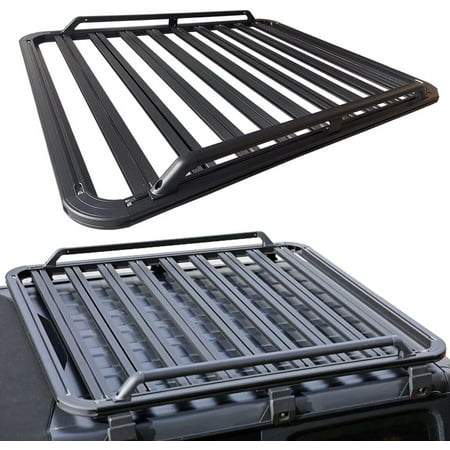 Roof Rack Rooftop Cargo Basket for 2018-2025 Jeep Wrangler JL 2/4 Doors Carrier