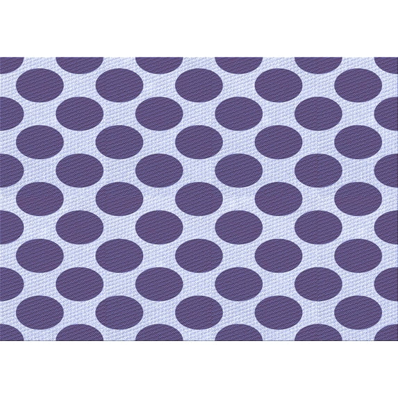 Ahgly Company Indoor Rectangle Patterned Bright Grape Purple Area Rugs, 8' x 10'