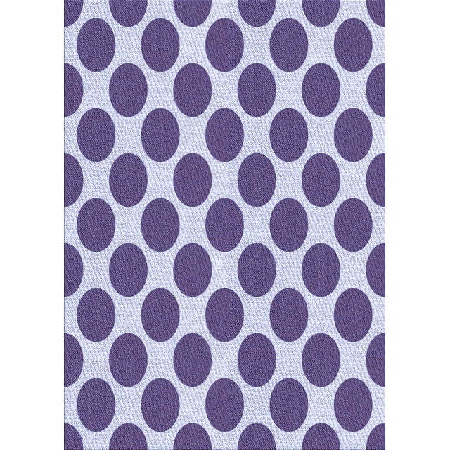 Ahgly Company Machine Washable Indoor Rectangle Transitional Bright Grape Purple Area Rugs, 8' x 10'