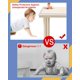 thumbnail image 2 of Protección infantil, protector de bordes con protector de esquinas suave de silicona transparente, protector de bordes de 6,6 pies (2 m) para esquinas afiladas de gabinetes, mesas y cajones. JM, 2 of 5