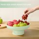 thumbnail image 2 of Tazón de fruta, cesta de plástico multifunción decorativa, bandeja para servir postres para galletas, decoración de mesa de comedor de cocina Feliz Sencillez, 2 of 5