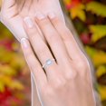 thumbnail image 6 of Pear Teardrop Natural Moonstone Wedding Ring 925 Sterling Silver Size 10, 6 of 6