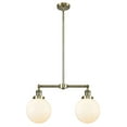 thumbnail image 5 of Innovations Lighting 209-8 Beacon Beacon 2 Light 25" Wide Linear Chandelier - White, 5 of 7