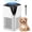 White, variant on PRASKY Air Purifier for Home with Filter Brusher 1076 Sq Ft Coverage, True HEPA Filter for Pets, Smoke & Allergies | Quiet for Bedroom/Living Room (White)