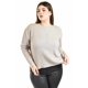 thumbnail image 4 of Sueter de cuello barco Roman Fashion /Tallas Extras, 4013 (Cafe) cafe 38, 4 of 6