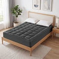 thumbnail image 5 of Vccoem Cooling Mattress Topper Twin XL Gray, Extra Thick Quilted Mattress Pad, Deep Pocket Fit, Breathable Plush Bed Topper, Hypoallergenic, 5 of 11