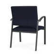 thumbnail image 3 of Newport Reception 18.5" Oversize Guest Chair / Charcoal Steel / Navy Blue, 3 of 5