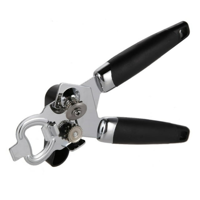Can Opener Manual Food- Stainless Steel Can Opener Punch Can Opener Handheld Opener Handheld Yes You Can Opener Can Lids for Drinks Universal for Bottles Pong Opener Vertical Lever Rip N Can Opener