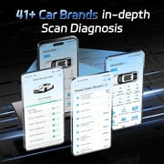 KONNWEI MAXOBD Full System Bluetooth ODB2 Code Reader Diagnostic Scanner Tool Check Engine,Voltage Test,I/M Readiness,Data Stream,Auto VIN,for iOS & Android System