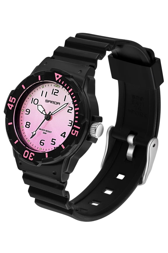 Women's Wrist Watches Nurse Watches with Second Hand for Women Waterproof Easy Read Dial Minimalist Basic Watch Luminous Nursing Watch for Women Gold Black Green White Pink