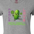 thumbnail image 4 of Inktastic Funny Peace Love Pickleball Women's T-Shirt, 4 of 5