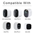 thumbnail image 3 of Mount Compatible with ARLO PRO / PRO2 Ultra / PRO3 ARLO GO / ARLO HD Camera Flexible Adjustable Wall Mount Attaching Camera without Tools or Drilling Holes, 3 of 7